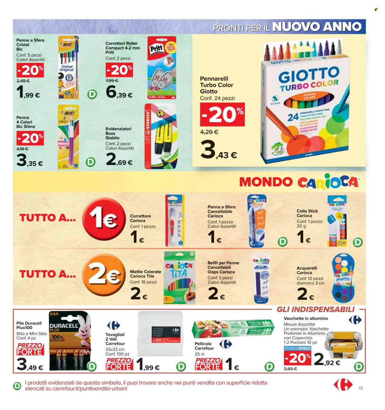 Volantino Carrefour - 22/8/2024 - 5/9/2024. Pagina 15