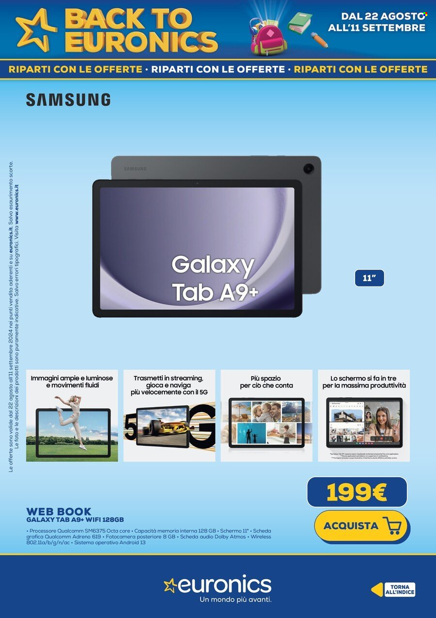 Volantino Euronics - 22/8/2024 - 11/9/2024. Pagina 10