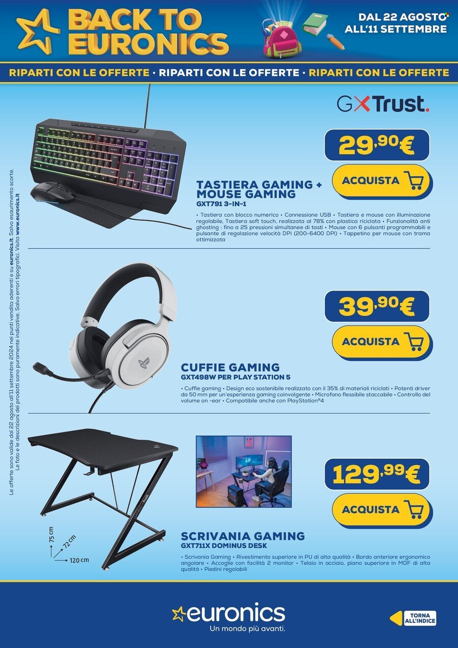 Volantino Euronics - 22/8/2024 - 11/9/2024. Pagina 28
