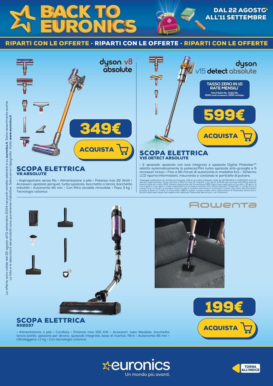 Volantino Euronics - 22/8/2024 - 11/9/2024. Pagina 30