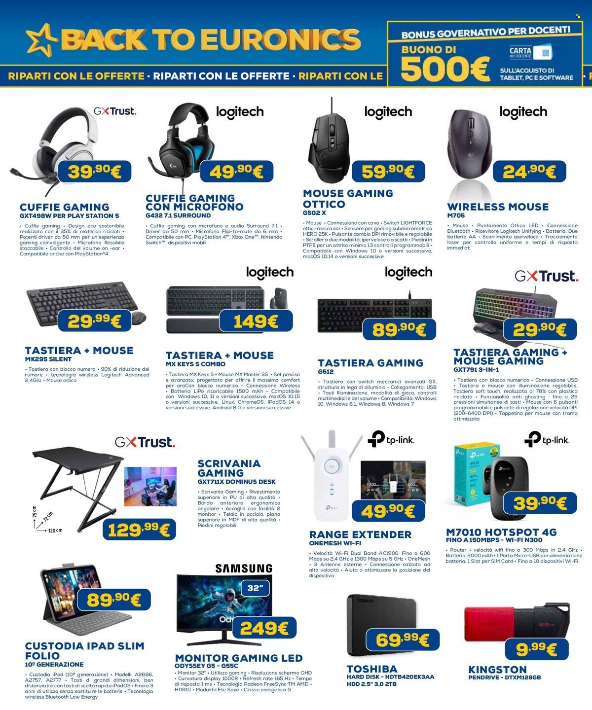Volantino Euronics - 22/8/2024 - 11/9/2024. Pagina 18