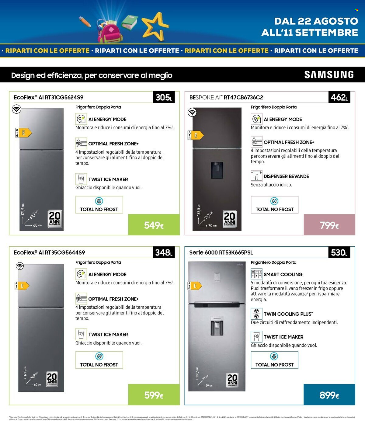 Volantino Euronics - 22/8/2024 - 11/9/2024. Pagina 27