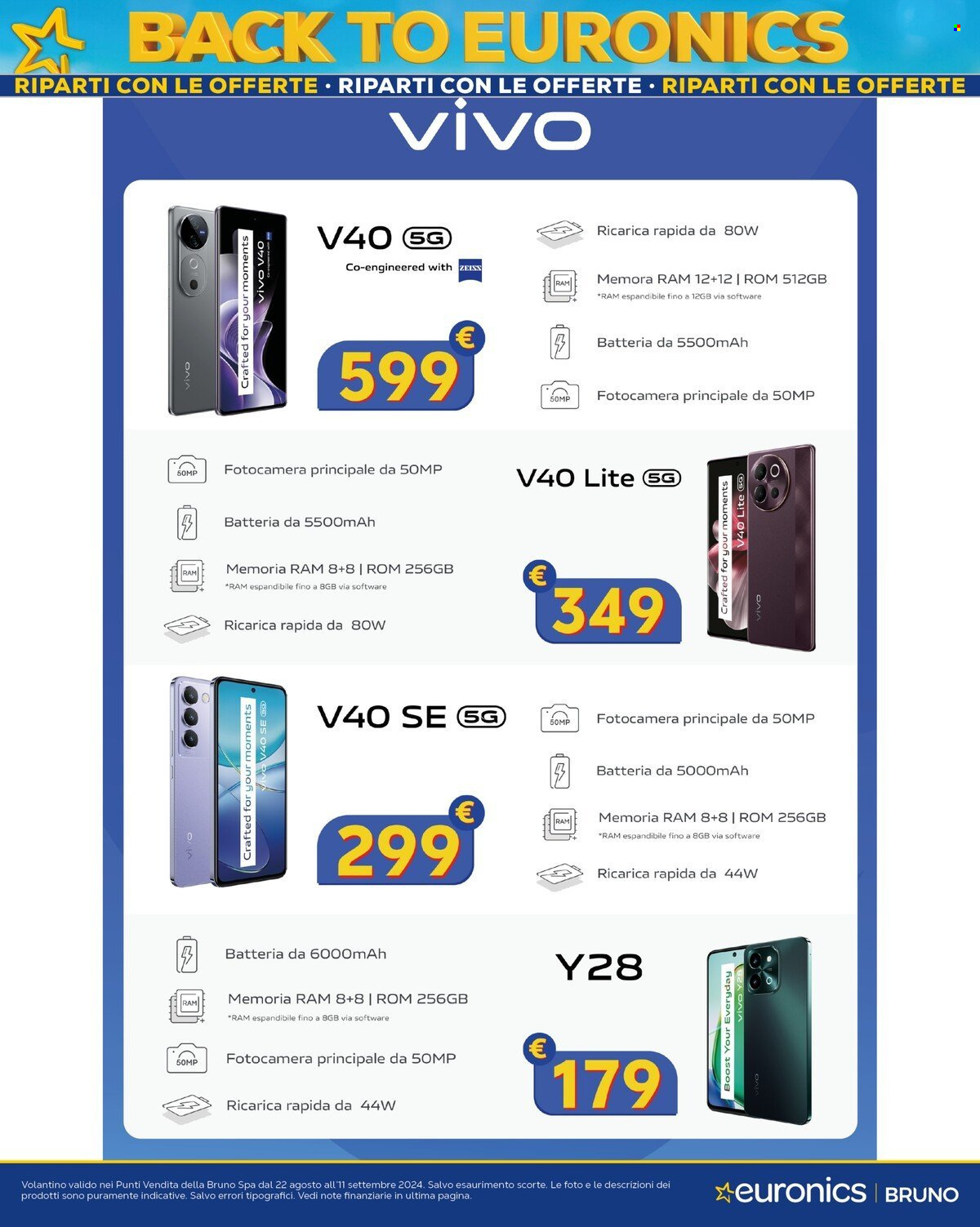 Volantino Euronics - 22/8/2024 - 11/9/2024. Pagina 5