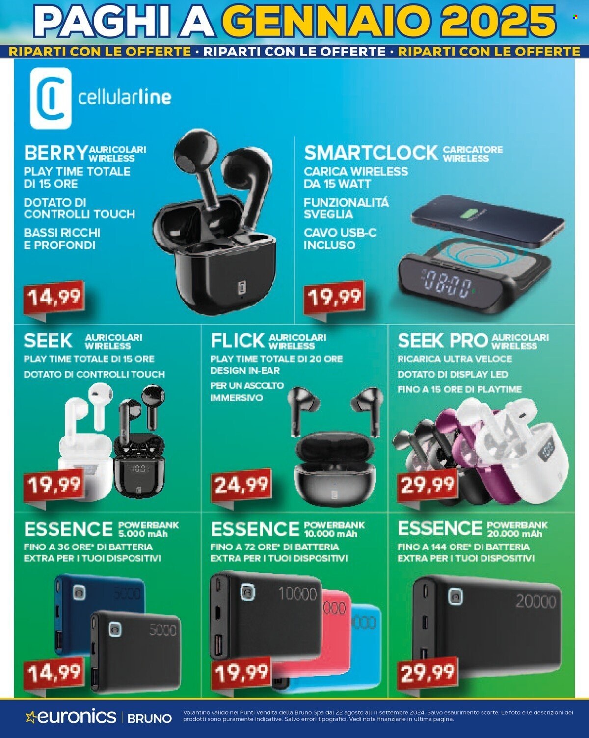 Volantino Euronics - 22/8/2024 - 11/9/2024. Pagina 33
