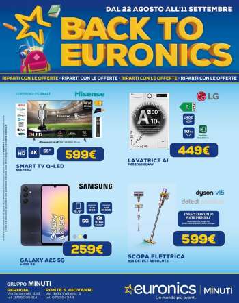Volantino Euronics - 22/8/2024 - 12/9/2024.