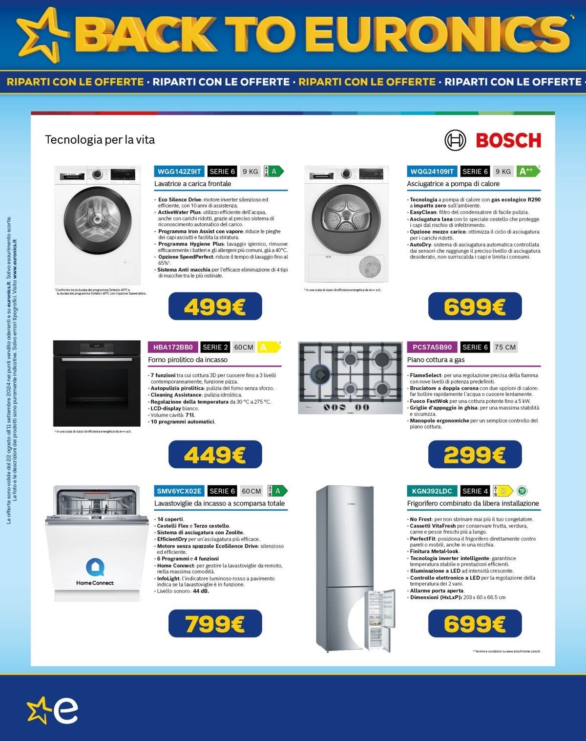 Volantino Euronics - 22/8/2024 - 12/9/2024. Pagina 18