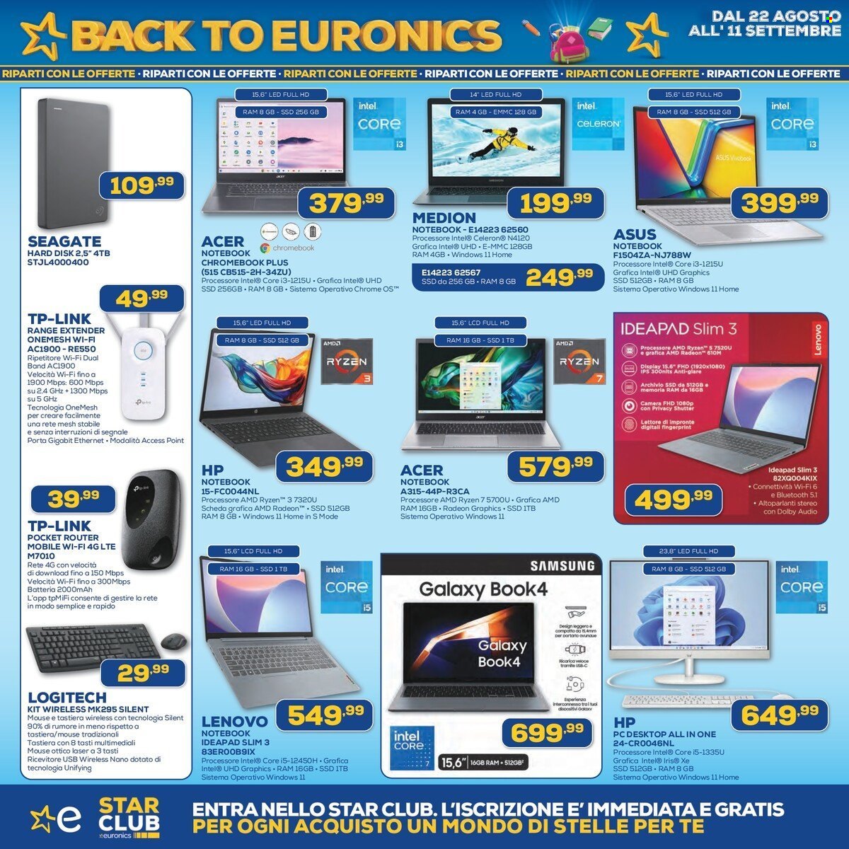 Volantino Euronics - 22/8/2024 - 11/9/2024. Pagina 2