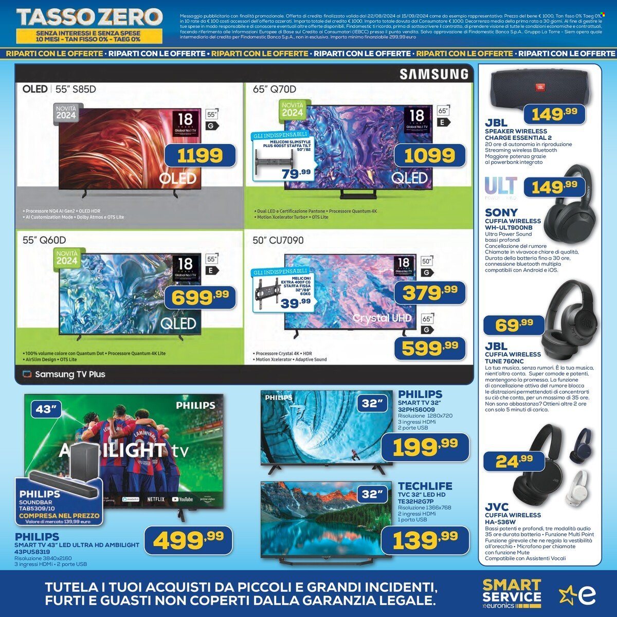 Volantino Euronics - 22/8/2024 - 11/9/2024. Pagina 7