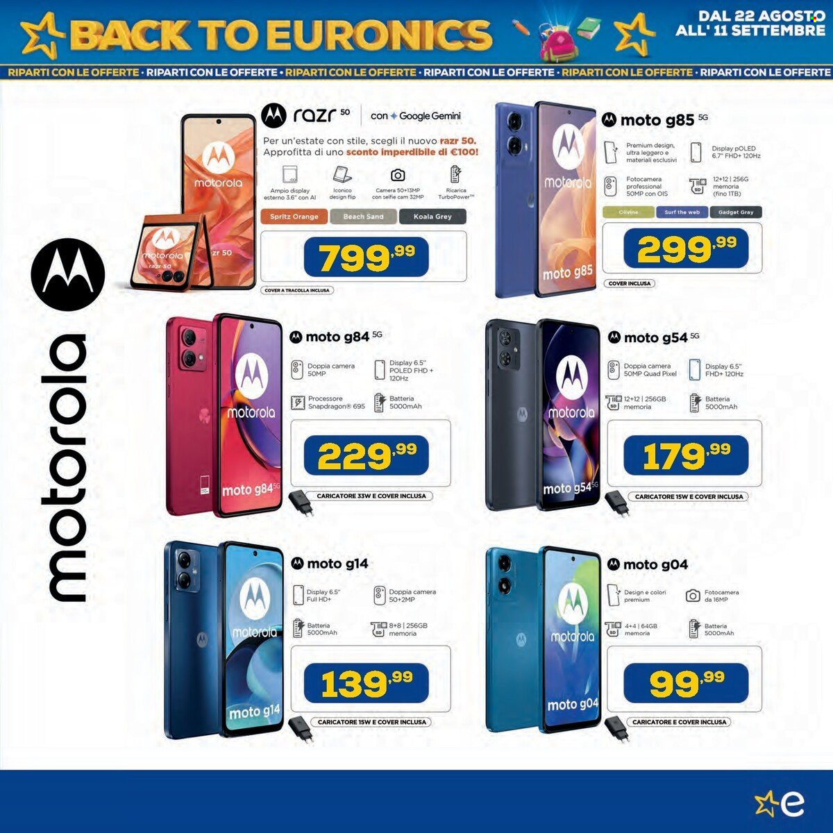 Volantino Euronics - 22/8/2024 - 11/9/2024. Pagina 10