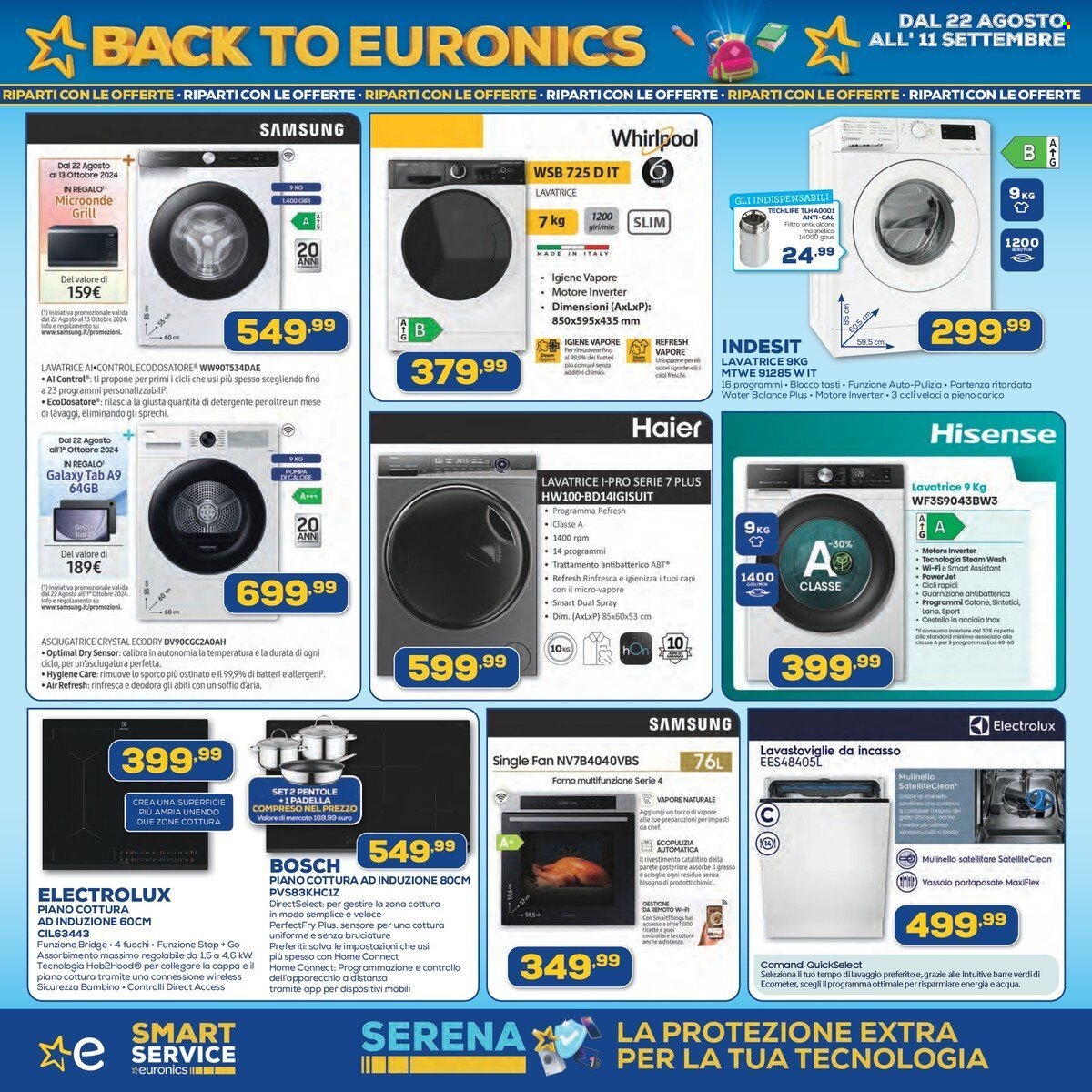 Volantino Euronics - 22/8/2024 - 11/9/2024. Pagina 16