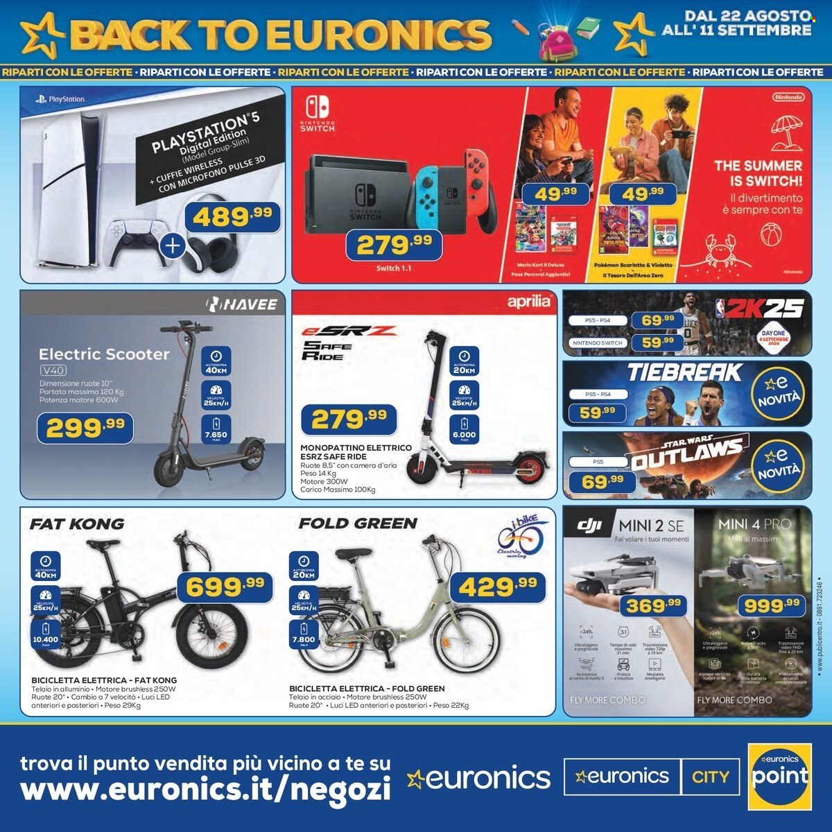 Volantino Euronics - 22/8/2024 - 11/9/2024. Pagina 20
