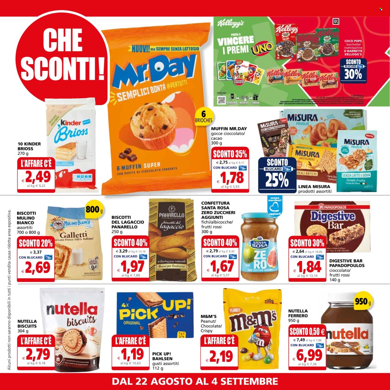 Volantino Il Gigante - 22/8/2024 - 4/9/2024. Pagina 30