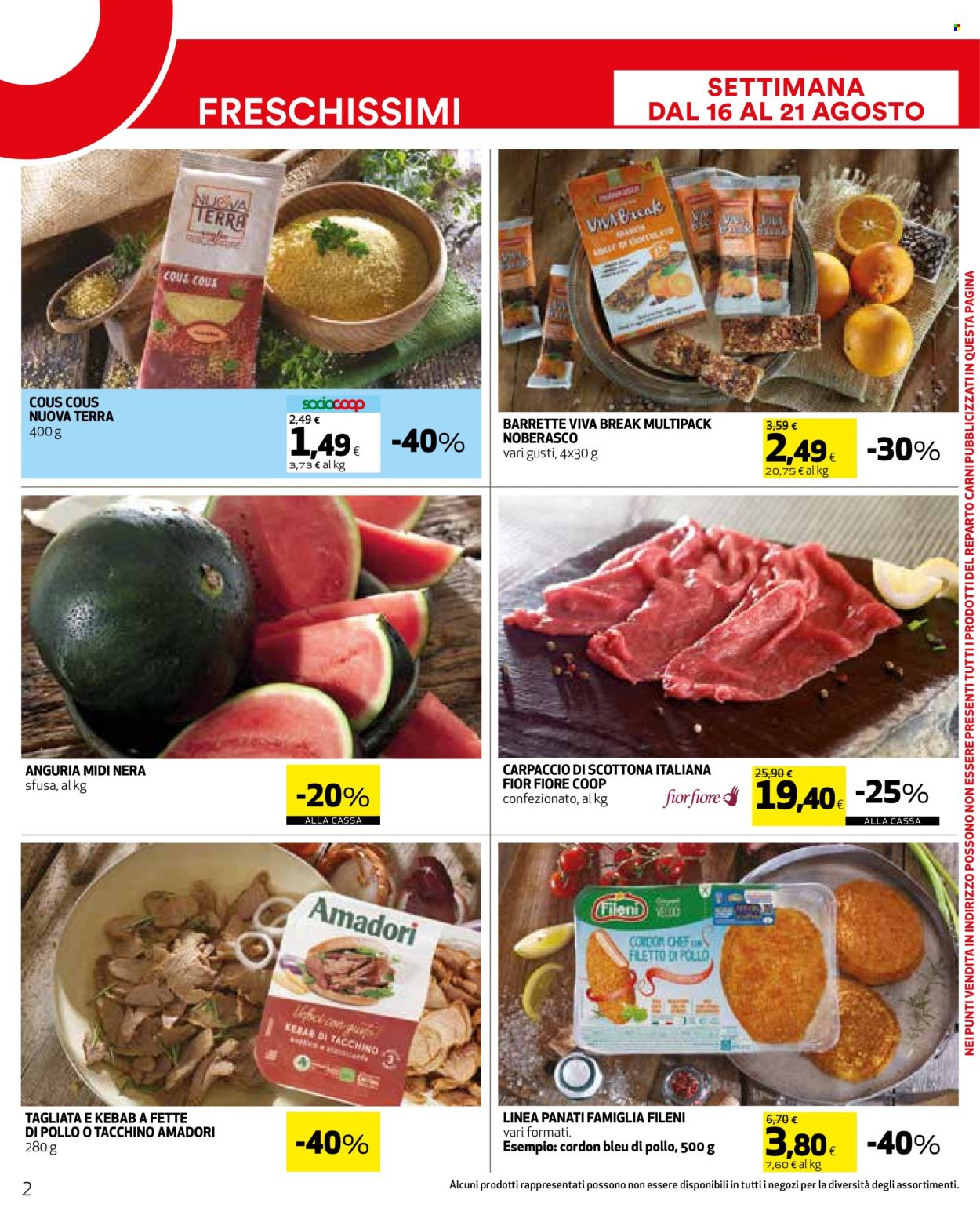 Leták Coop - 15.8.2024 - 29.8.2024. Strana 2