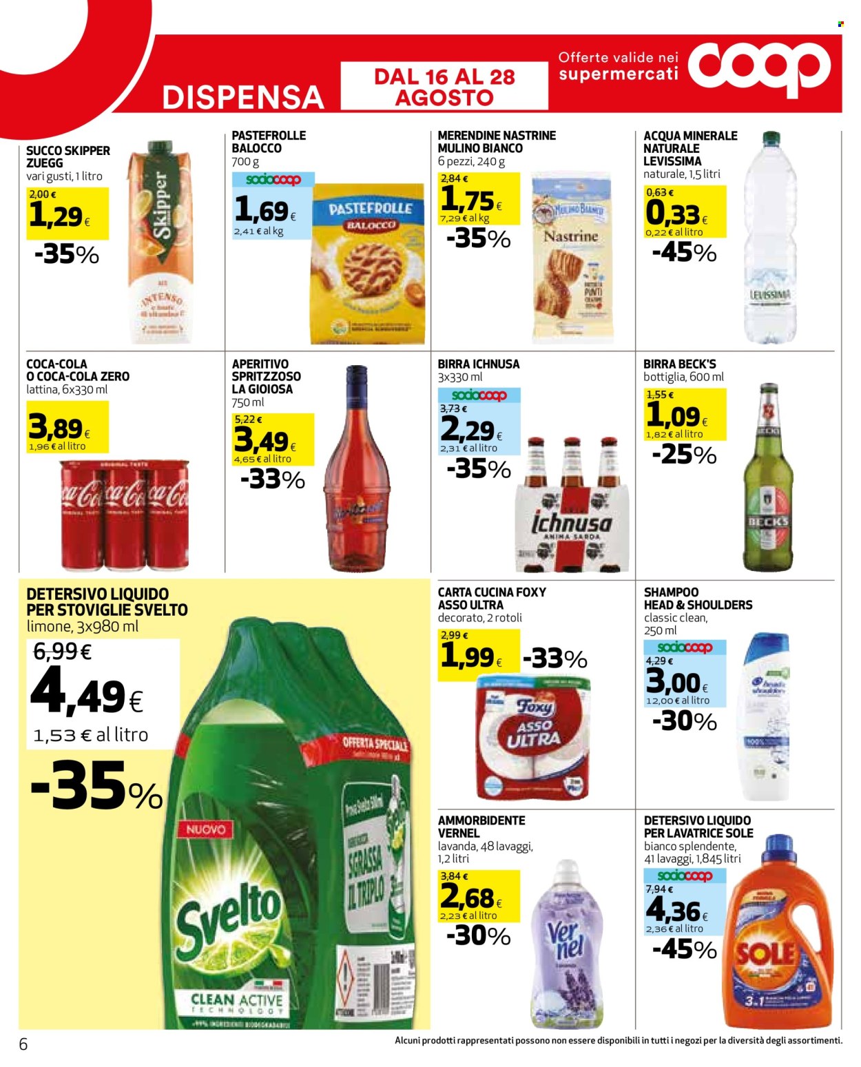 Leták Coop - 15.8.2024 - 29.8.2024. Strana 6