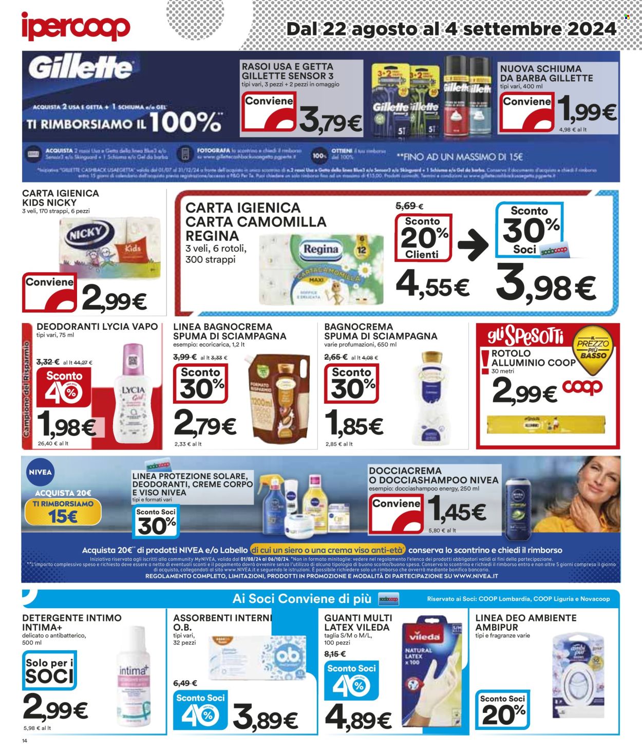 Volantino Coop - 22/8/2024 - 4/9/2024. Pagina 14