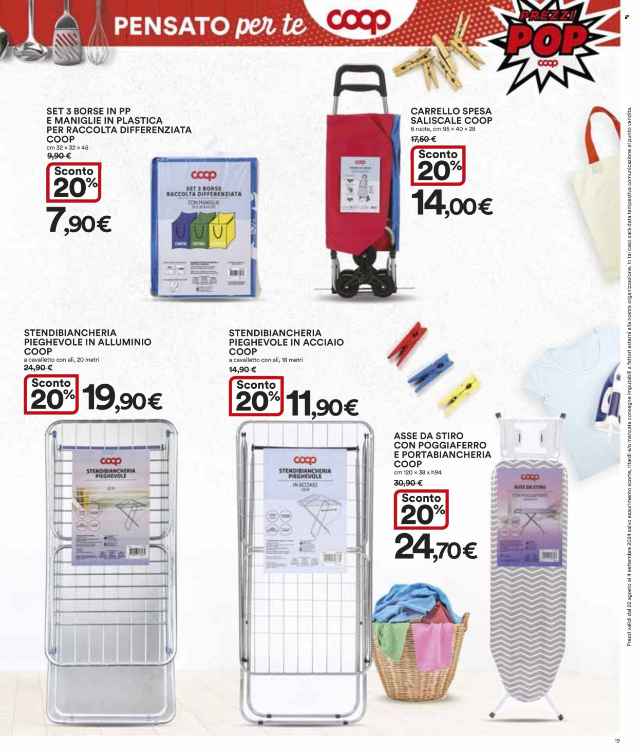 Volantino Coop - 22/8/2024 - 4/9/2024. Pagina 19
