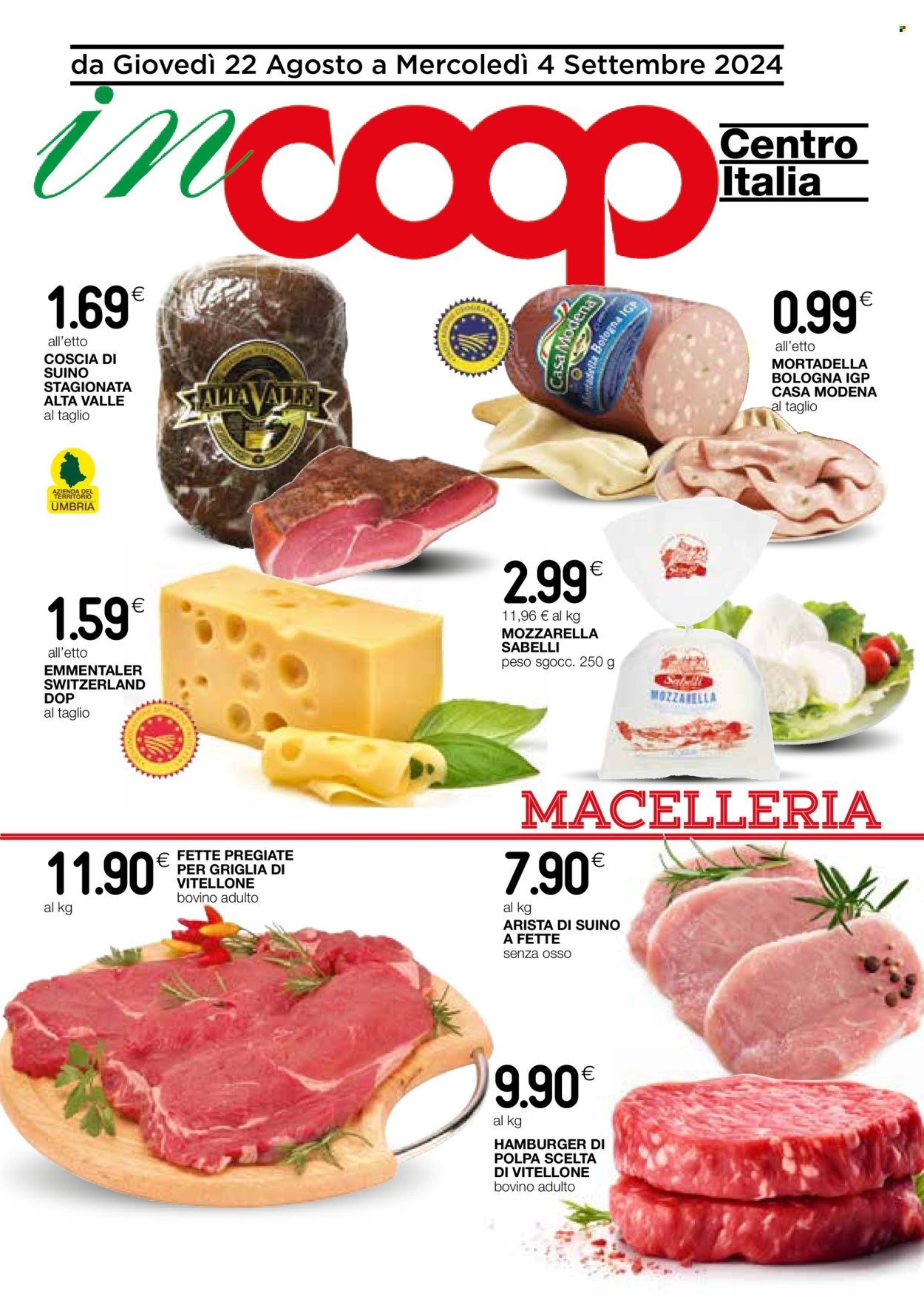 Leták Coop - 22.8.2024 - 4.9.2024. Strana 1