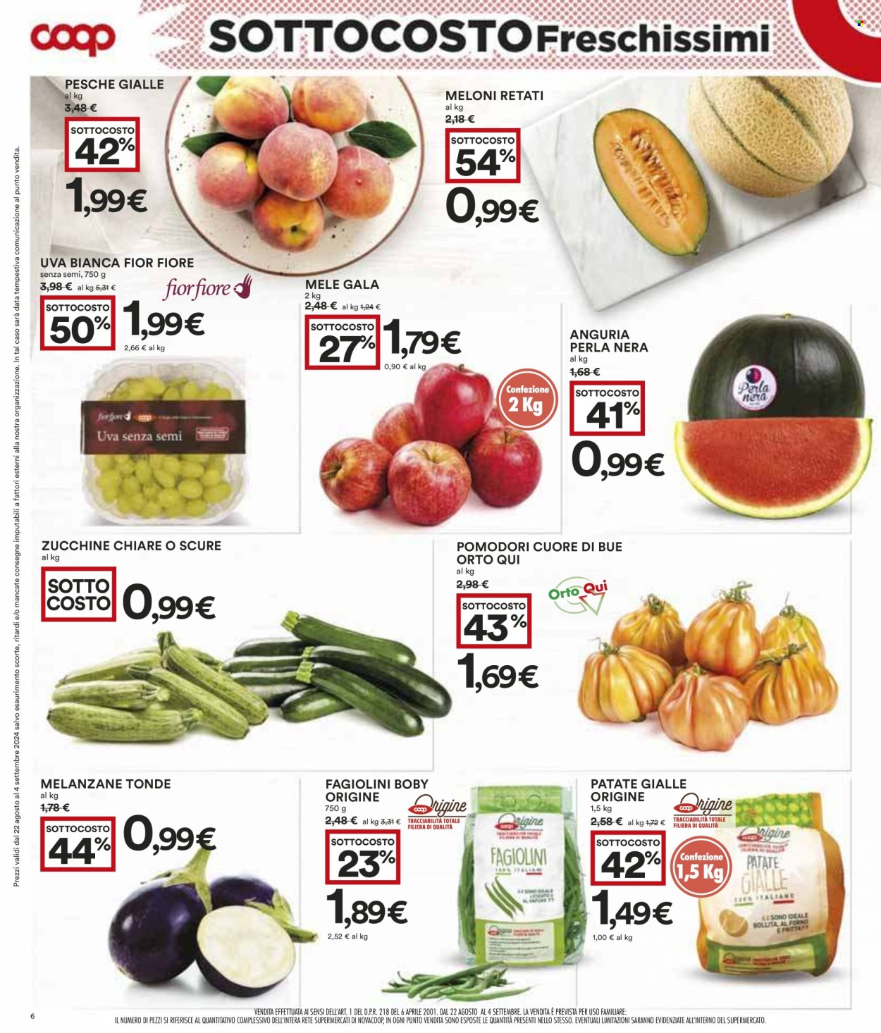 Leták Coop - 22.8.2024 - 4.9.2024. Strana 6