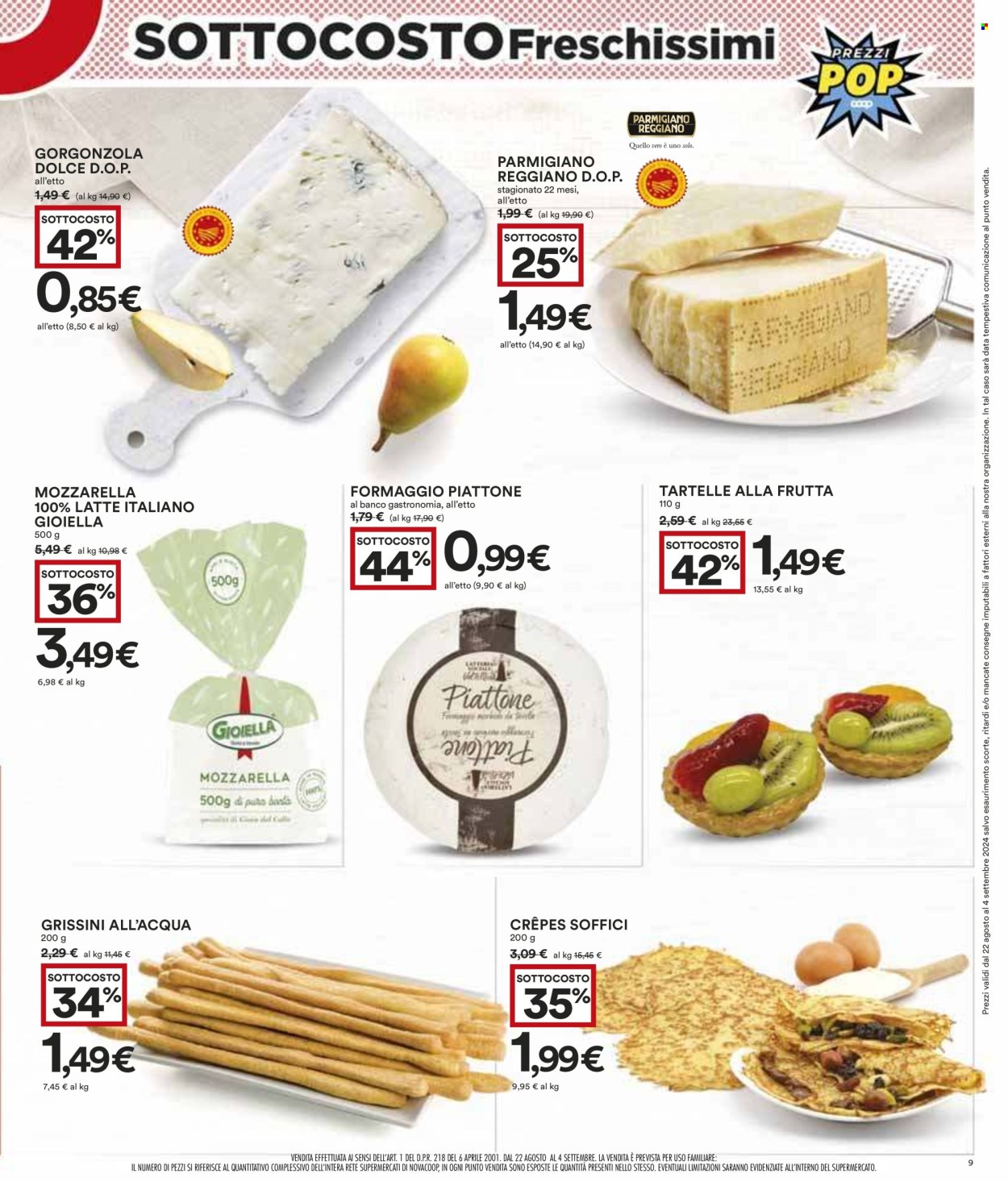 Leták Coop - 22.8.2024 - 4.9.2024. Strana 9