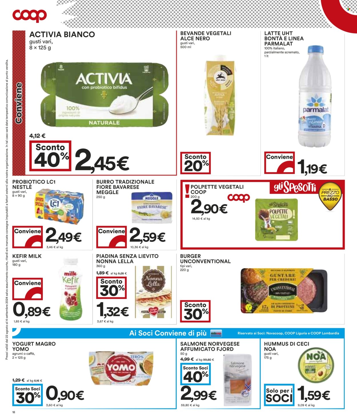 Leták Coop - 22.8.2024 - 4.9.2024. Strana 18