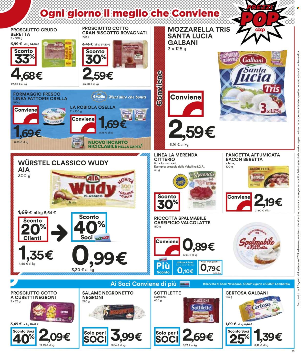 Leták Coop - 22.8.2024 - 4.9.2024. Strana 19