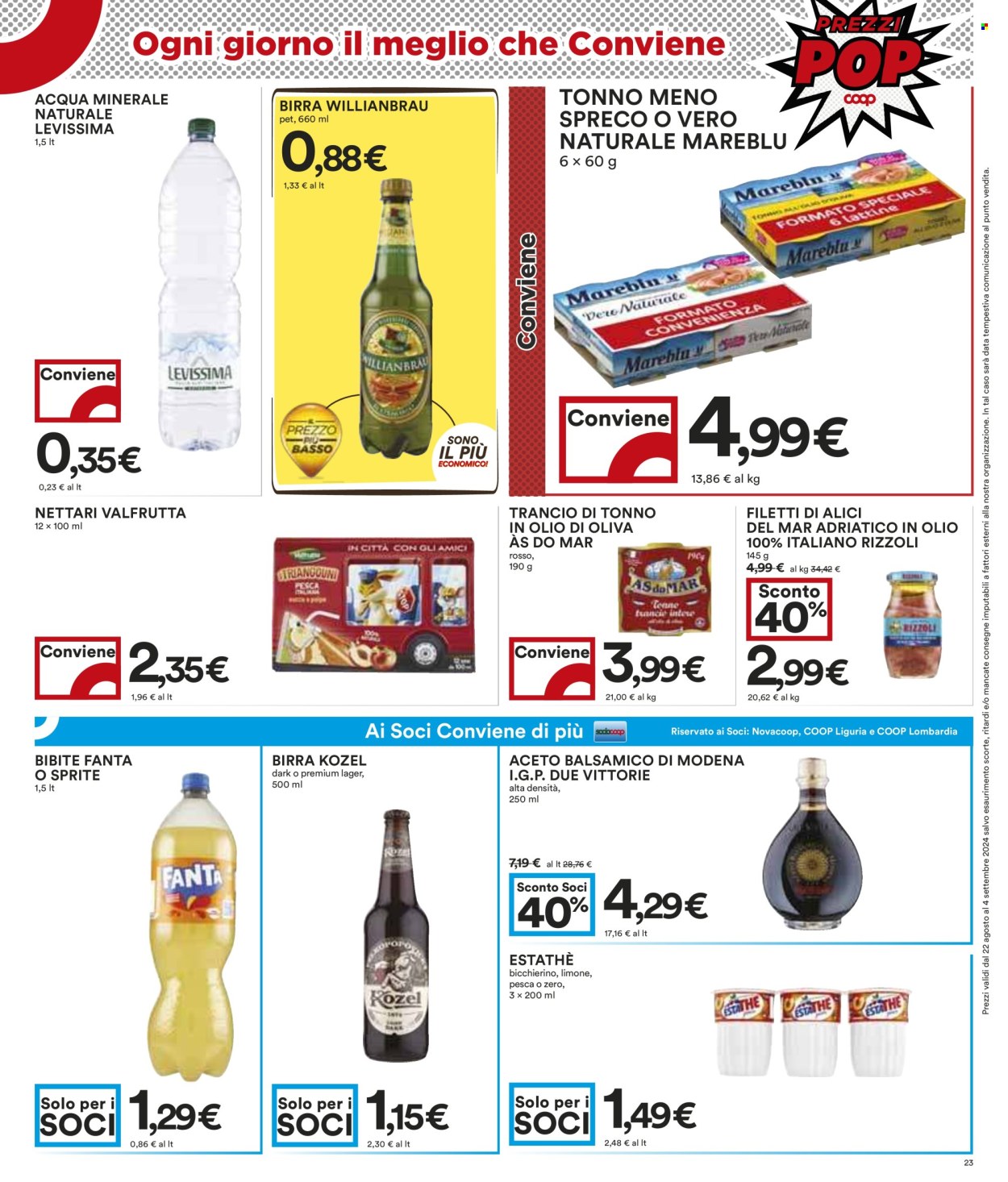 Leták Coop - 22.8.2024 - 4.9.2024. Strana 23