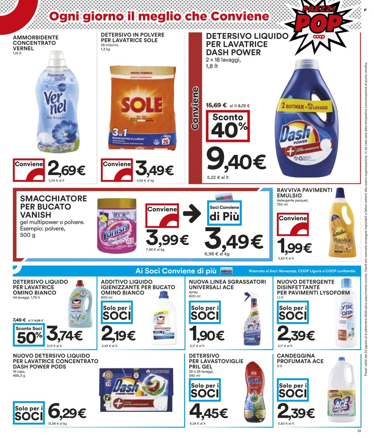 Leták Coop - 22.8.2024 - 4.9.2024. Strana 25