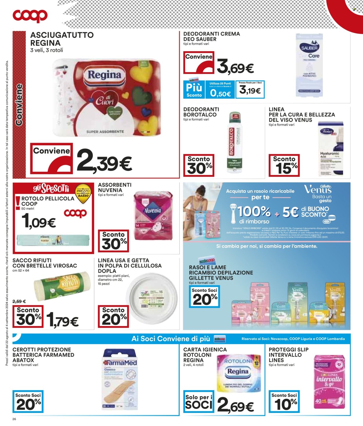 Leták Coop - 22.8.2024 - 4.9.2024. Strana 26