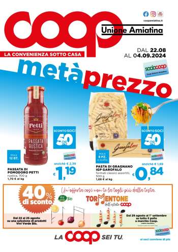 Volantino Coop - 22/8/2024 - 4/9/2024.