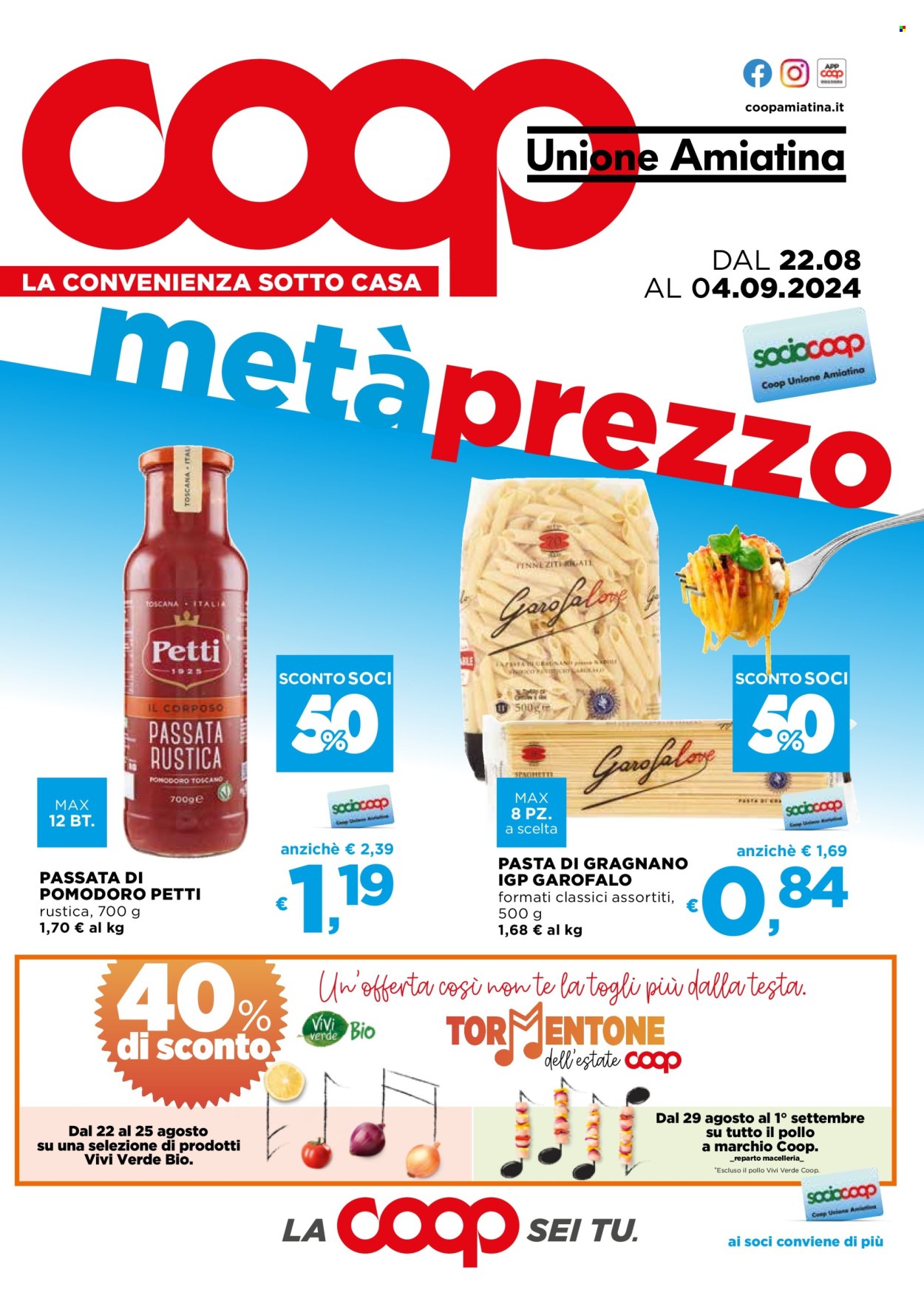 Leták Coop - 22.8.2024 - 4.9.2024. Strana 1