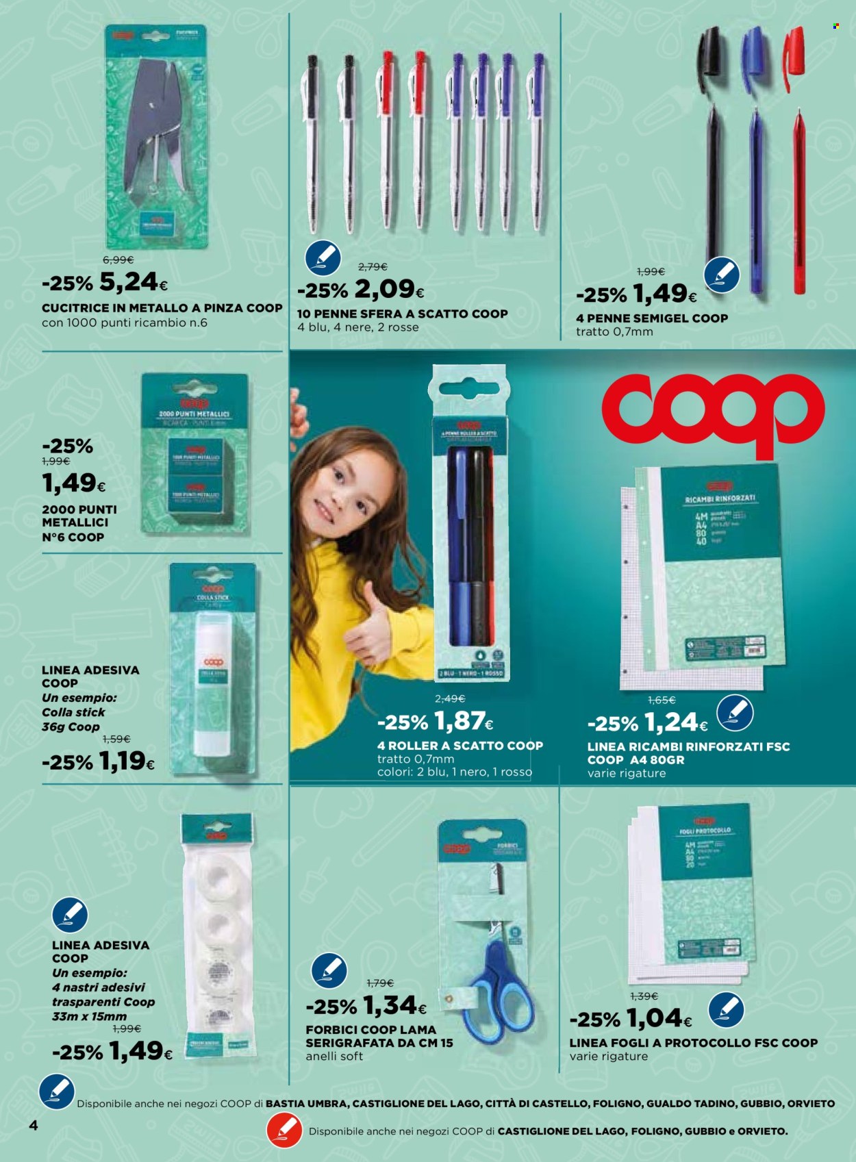 Leták Coop - 22.8.2024 - 30.9.2024. Strana 4