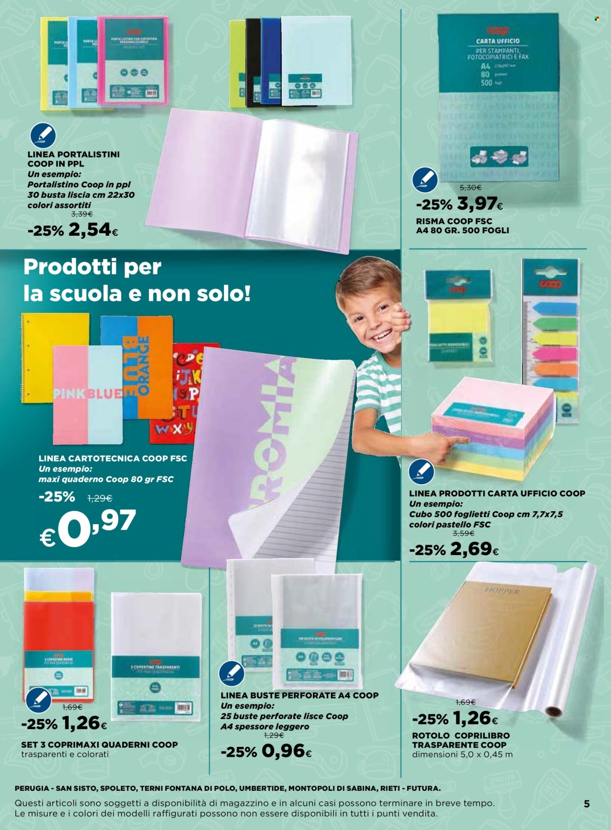 Leták Coop - 22.8.2024 - 30.9.2024. Strana 5