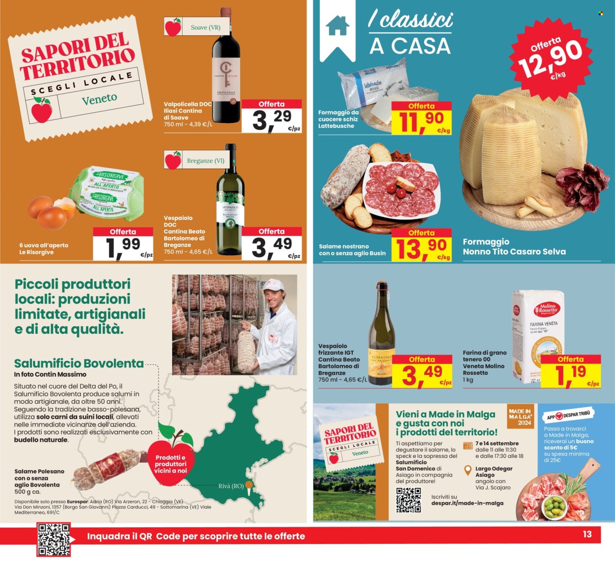 Volantino Eurospar - 22/8/2024 - 4/9/2024. Pagina 13