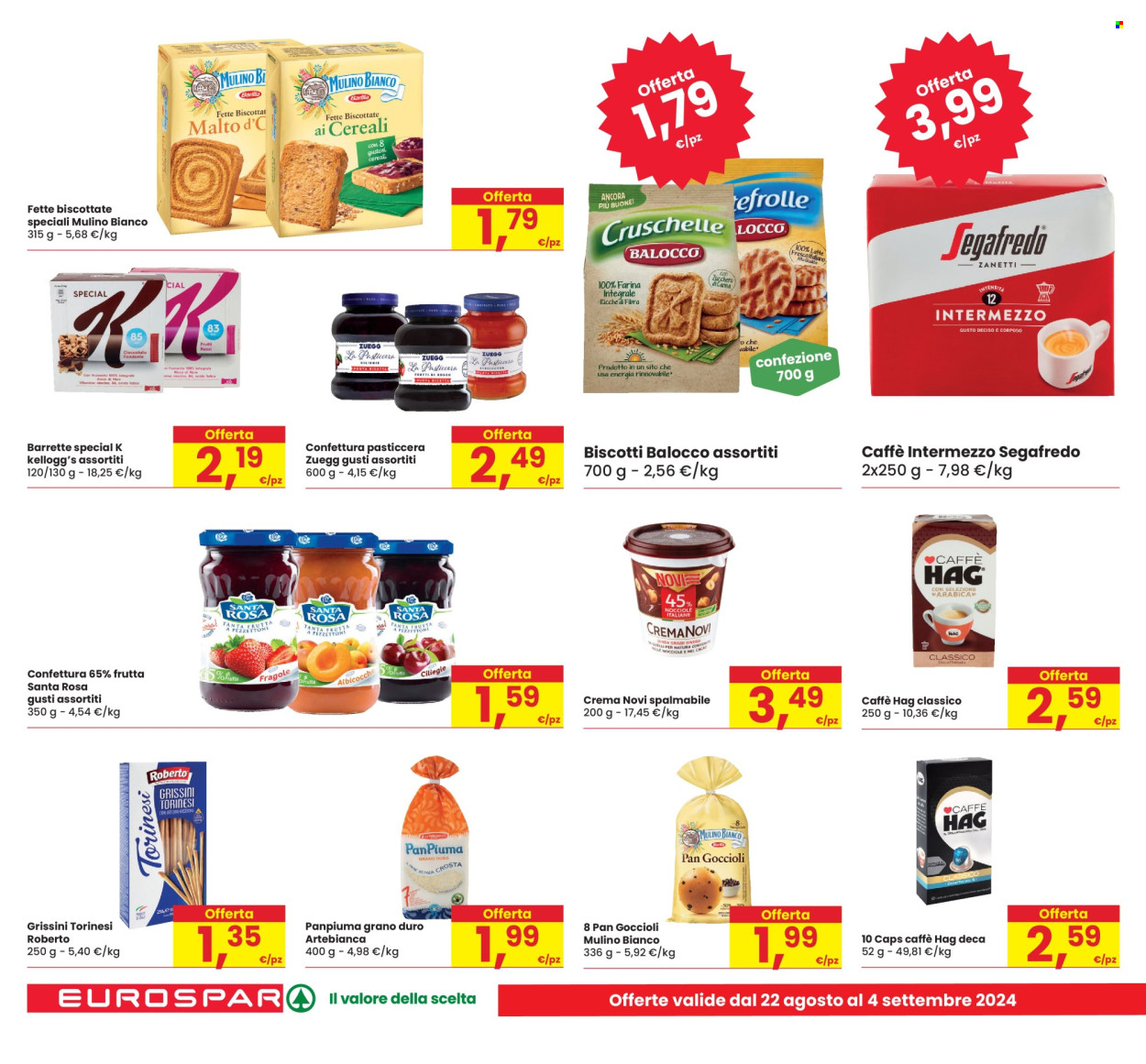 Volantino Eurospar - 22/8/2024 - 4/9/2024. Pagina 16