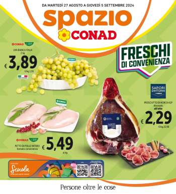 Volantino Spazio Conad - 27/8/2024 - 5/9/2024.