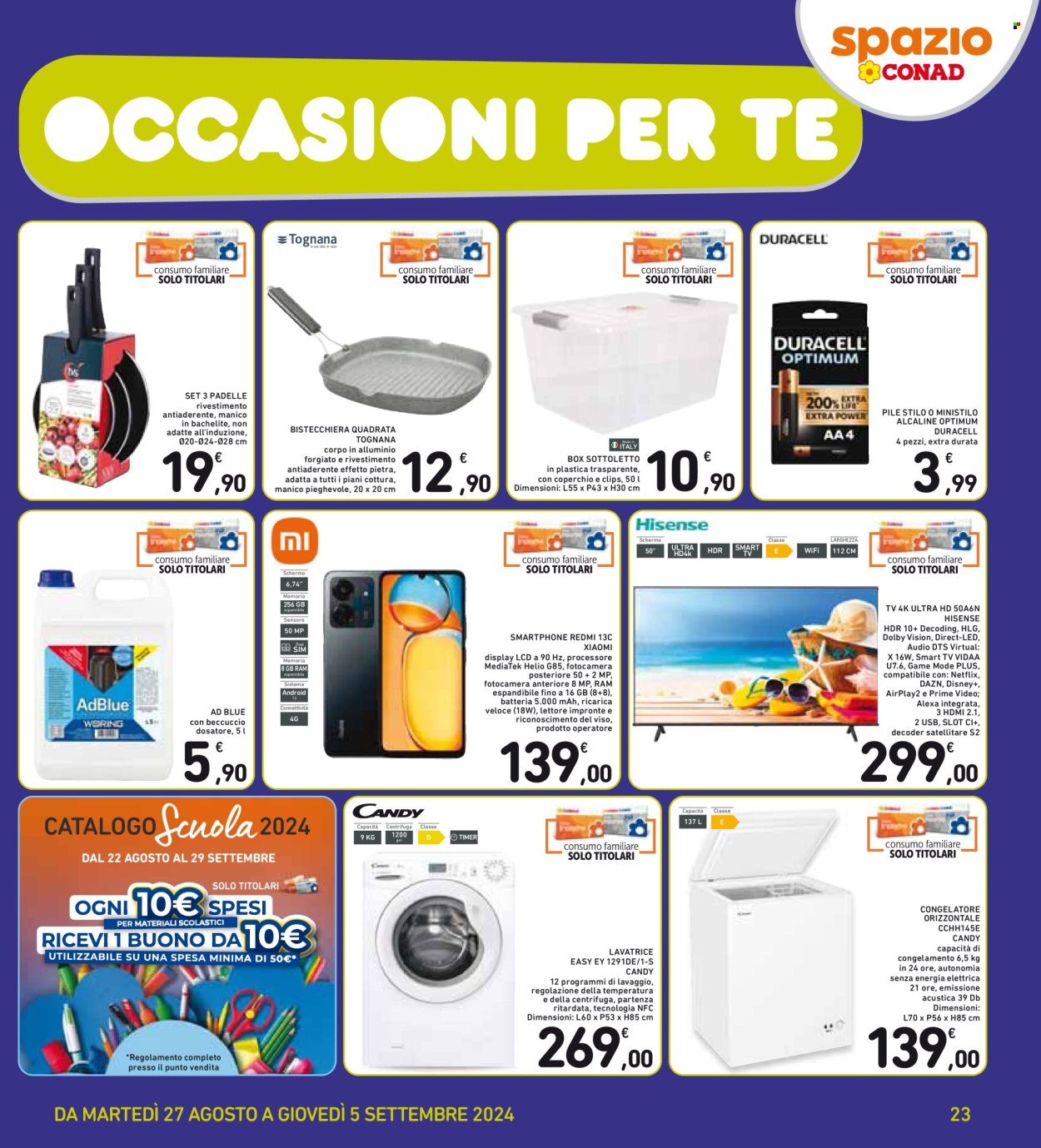 Volantino Spazio Conad - 27/8/2024 - 5/9/2024. Pagina 23
