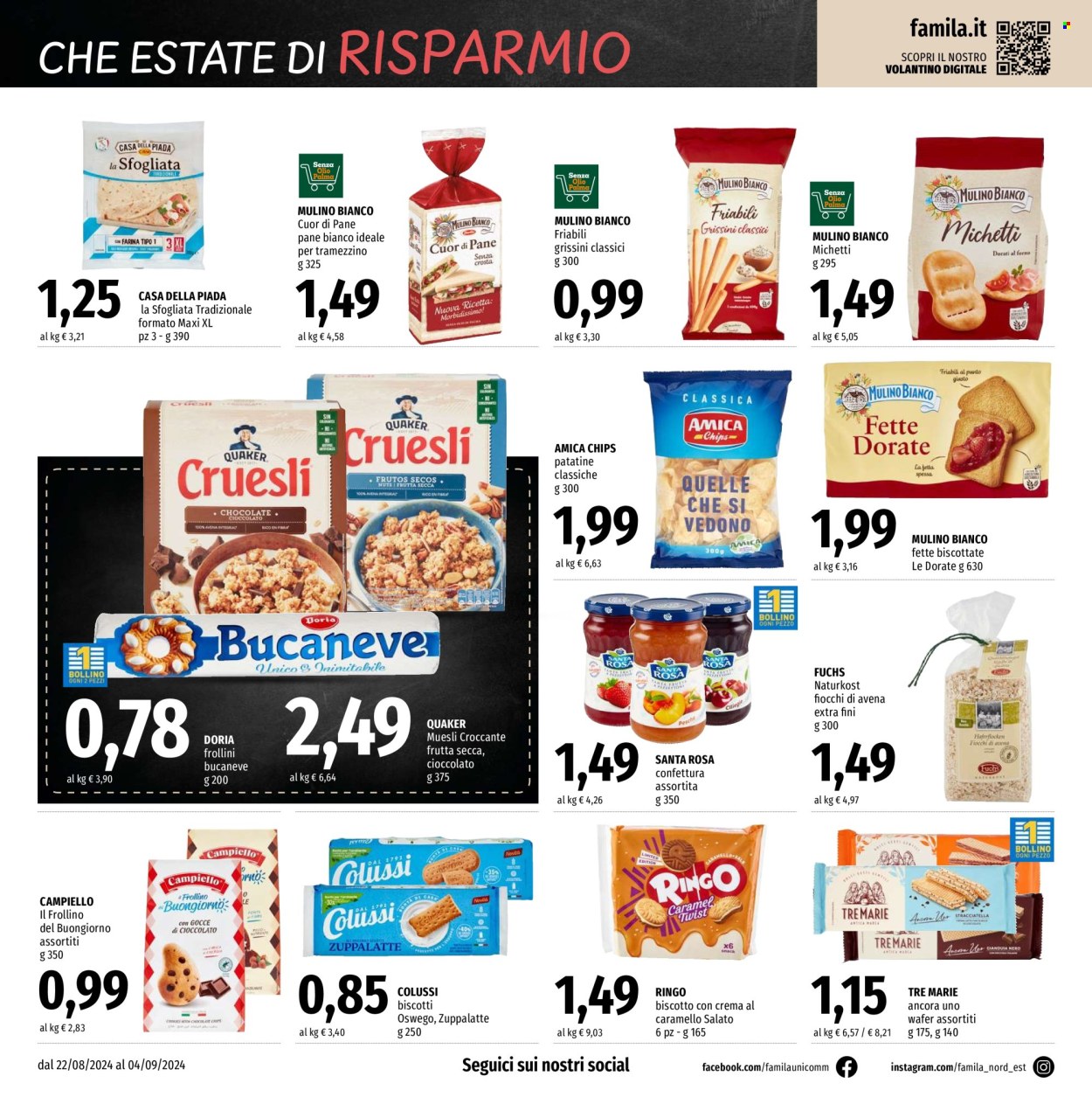 Volantino Famila - 22/8/2024 - 4/9/2024. Pagina 12