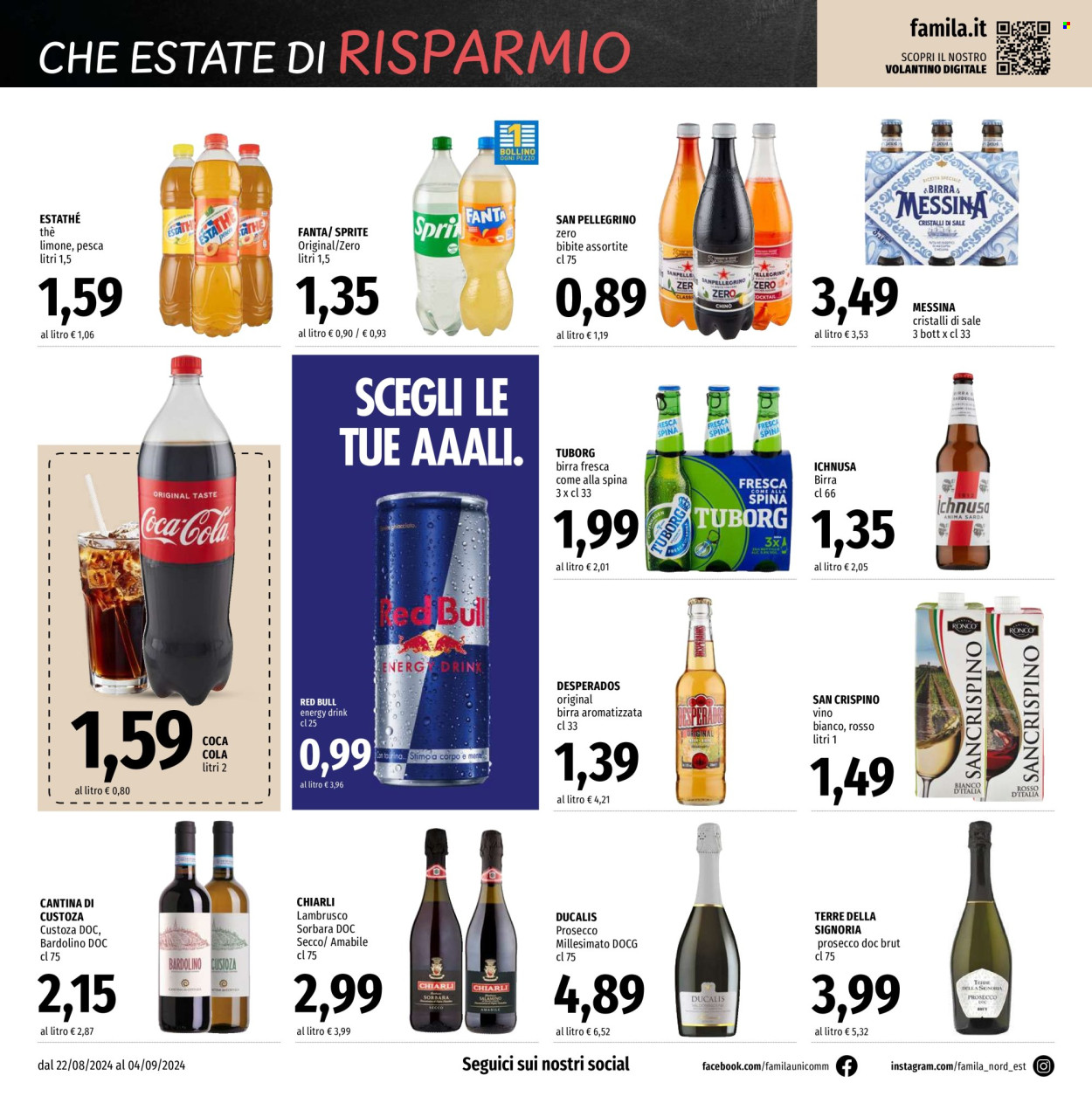 Volantino Famila - 22/8/2024 - 4/9/2024. Pagina 14