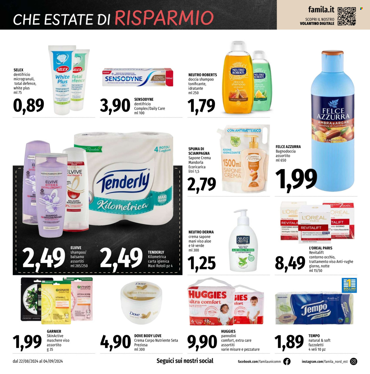 Volantino Famila - 22/8/2024 - 4/9/2024. Pagina 16