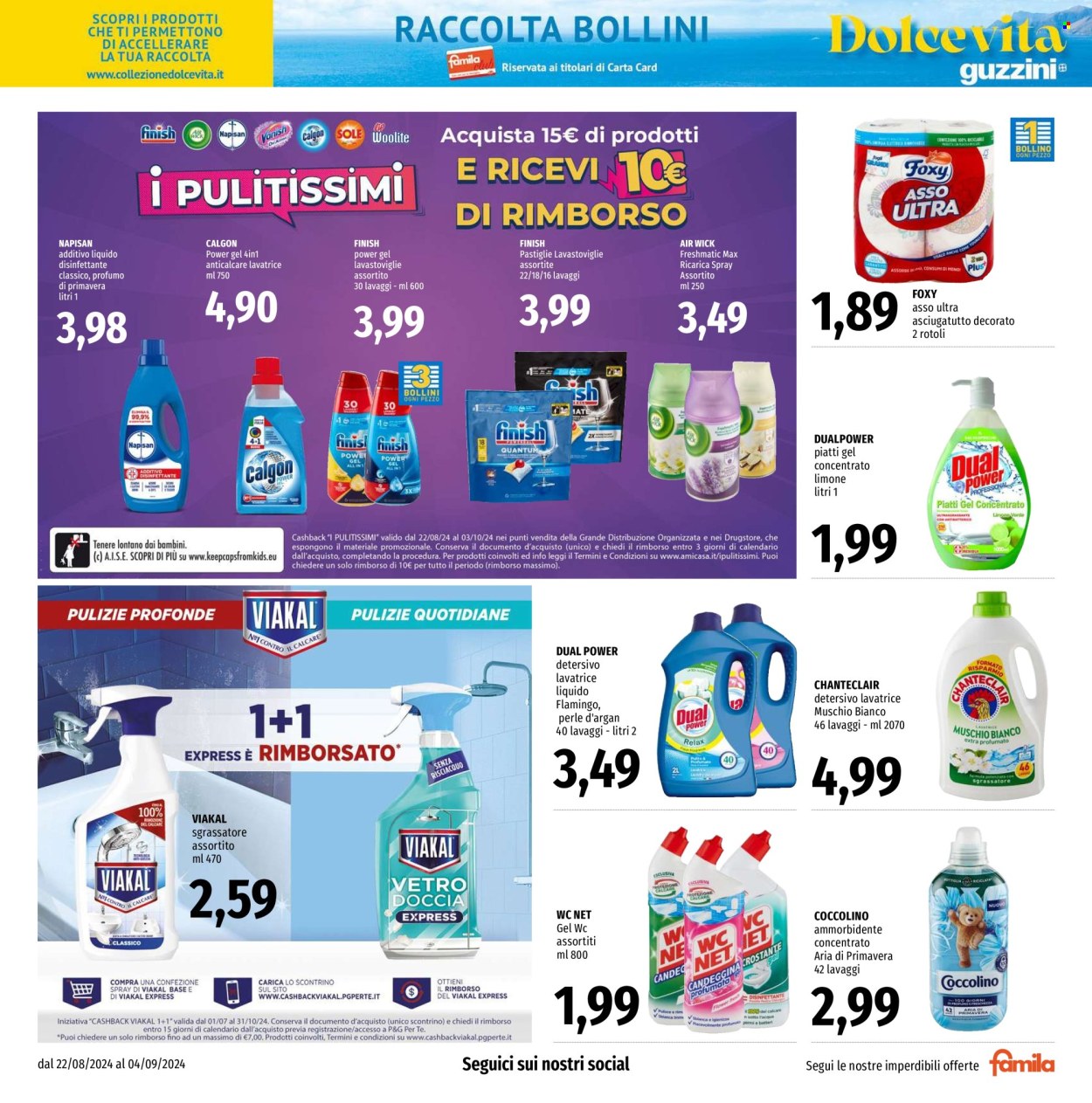 Volantino Famila - 22/8/2024 - 4/9/2024. Pagina 17