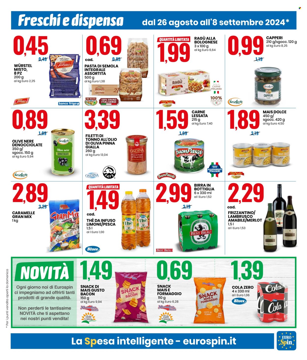 Volantino EuroSpin - 26/8/2024 - 8/9/2024. Pagina 5