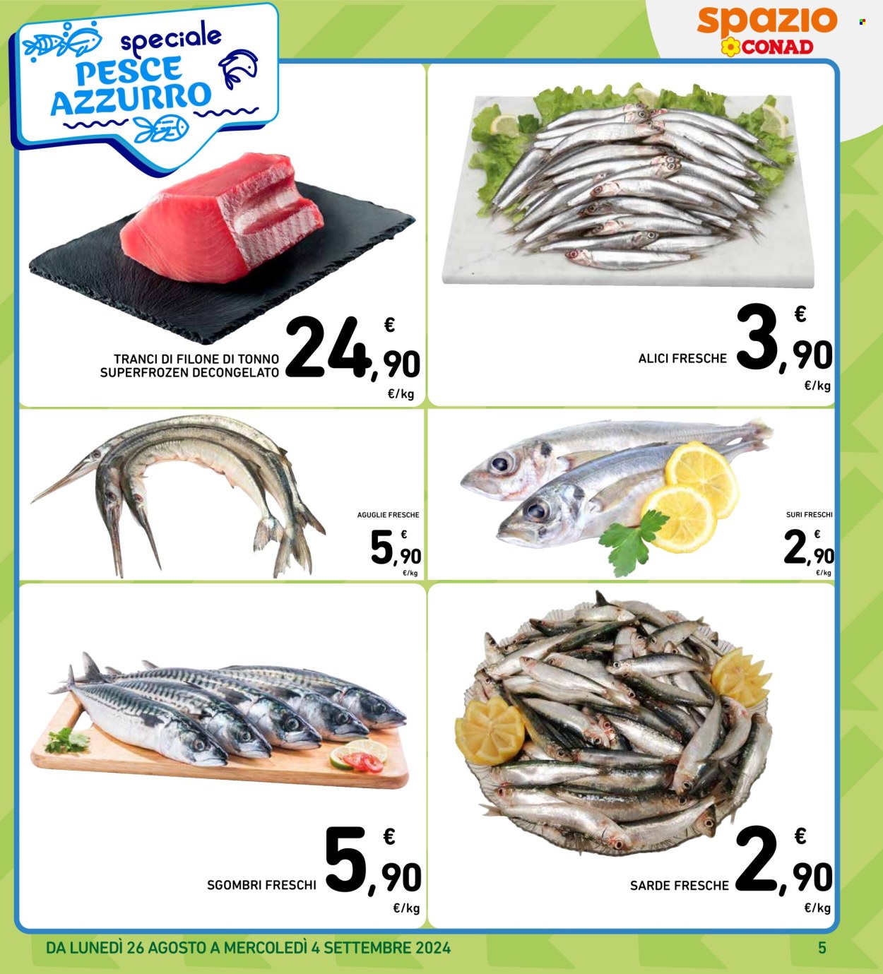 Volantino Spazio Conad - 26/8/2024 - 4/9/2024. Pagina 5
