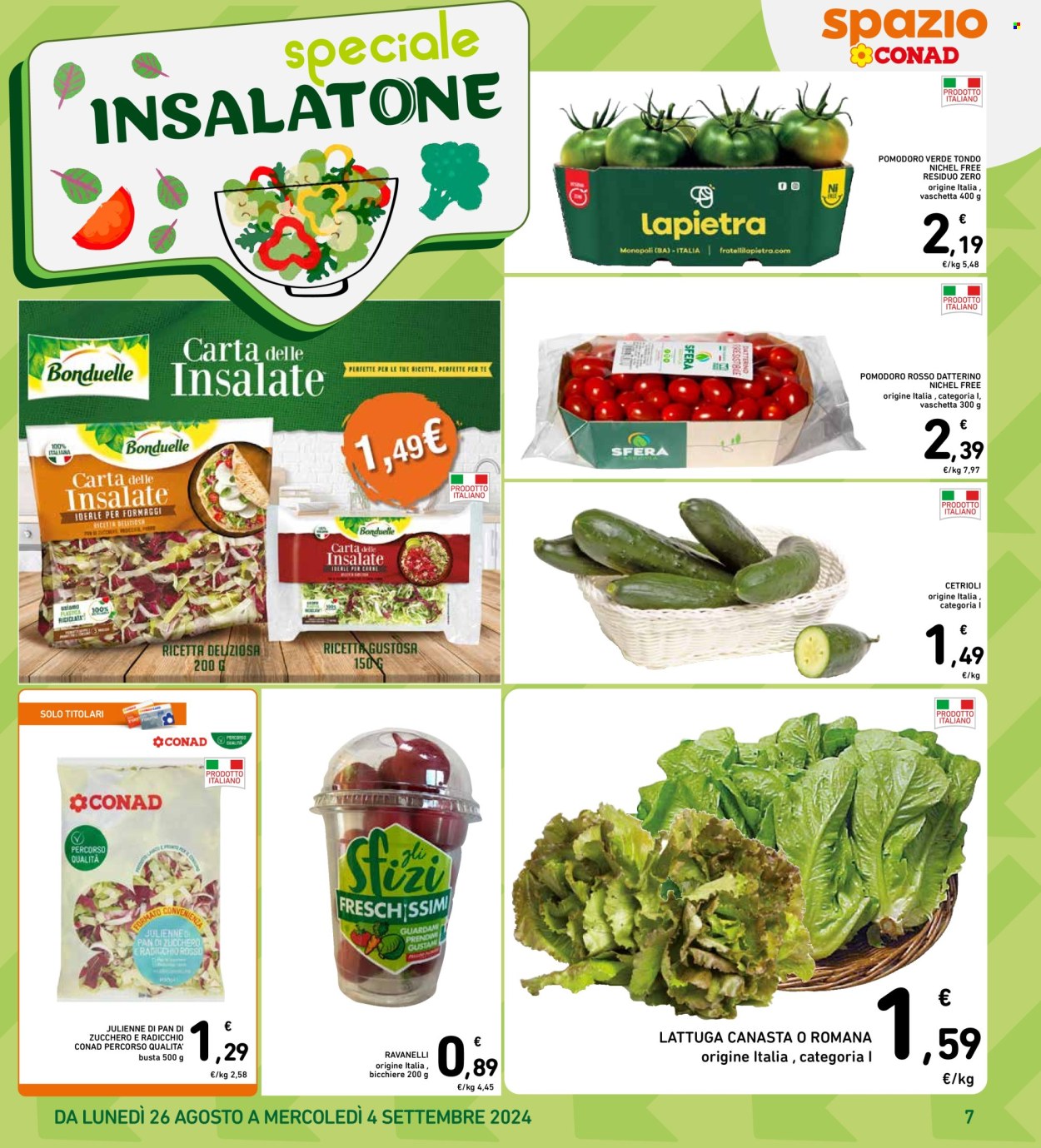 Volantino Spazio Conad - 26/8/2024 - 4/9/2024. Pagina 7