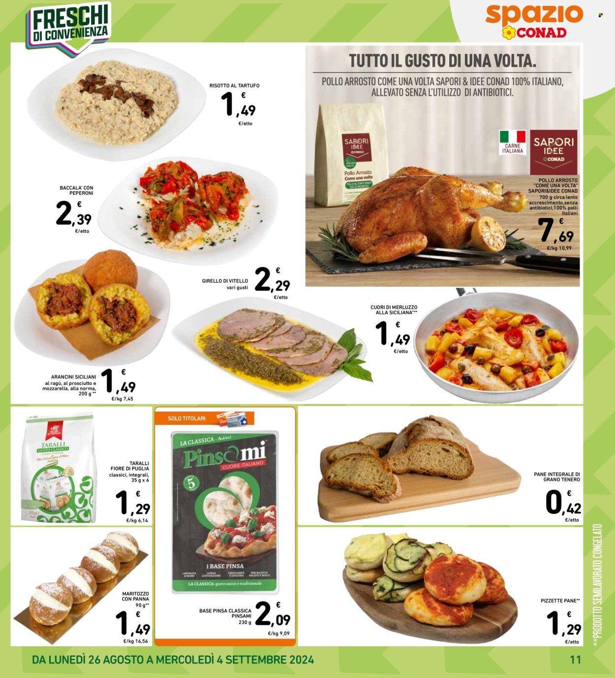 Volantino Spazio Conad - 26/8/2024 - 4/9/2024. Pagina 11
