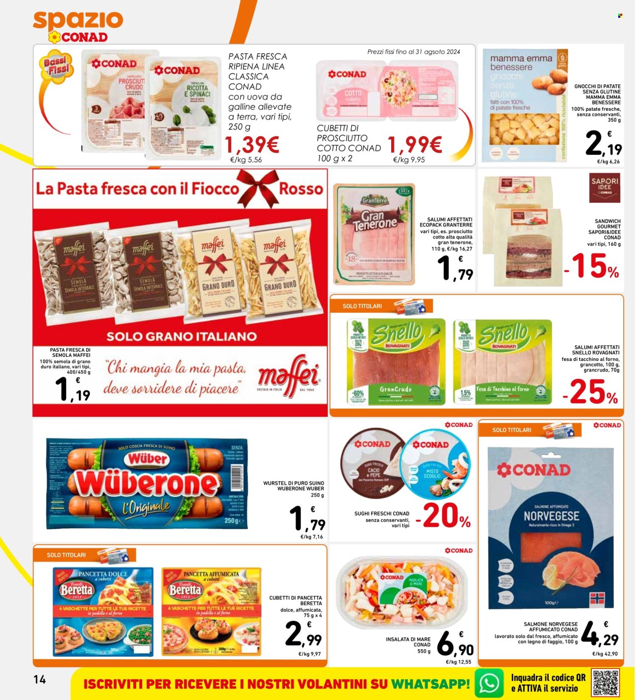 Volantino Spazio Conad - 26/8/2024 - 4/9/2024. Pagina 14