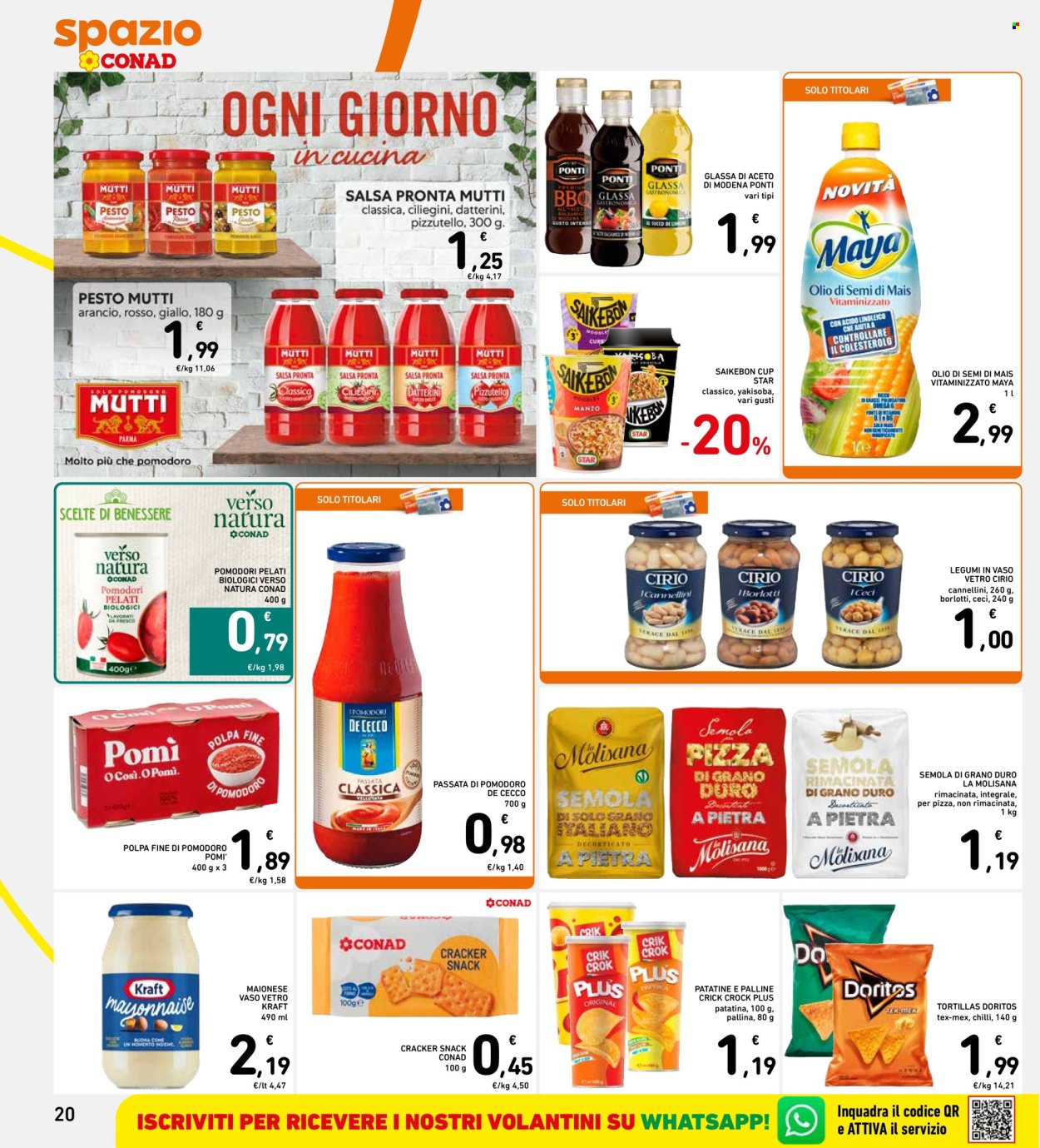Volantino Spazio Conad - 26/8/2024 - 4/9/2024. Pagina 20