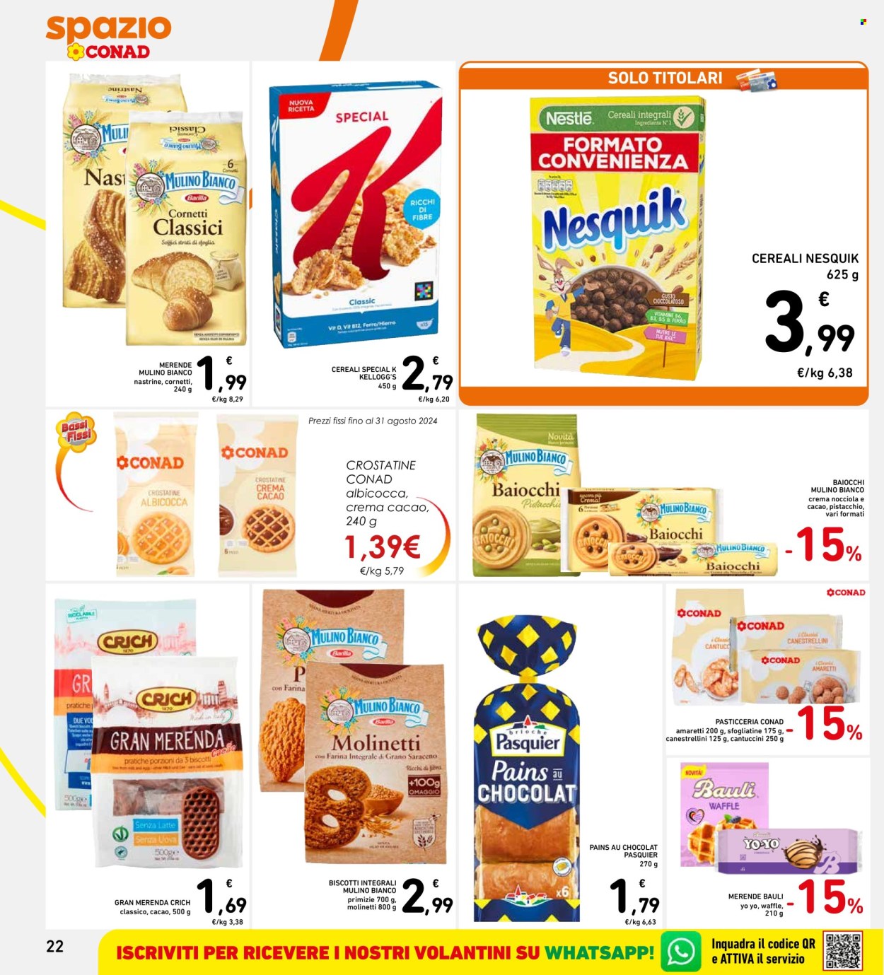 Volantino Spazio Conad - 26/8/2024 - 4/9/2024. Pagina 22