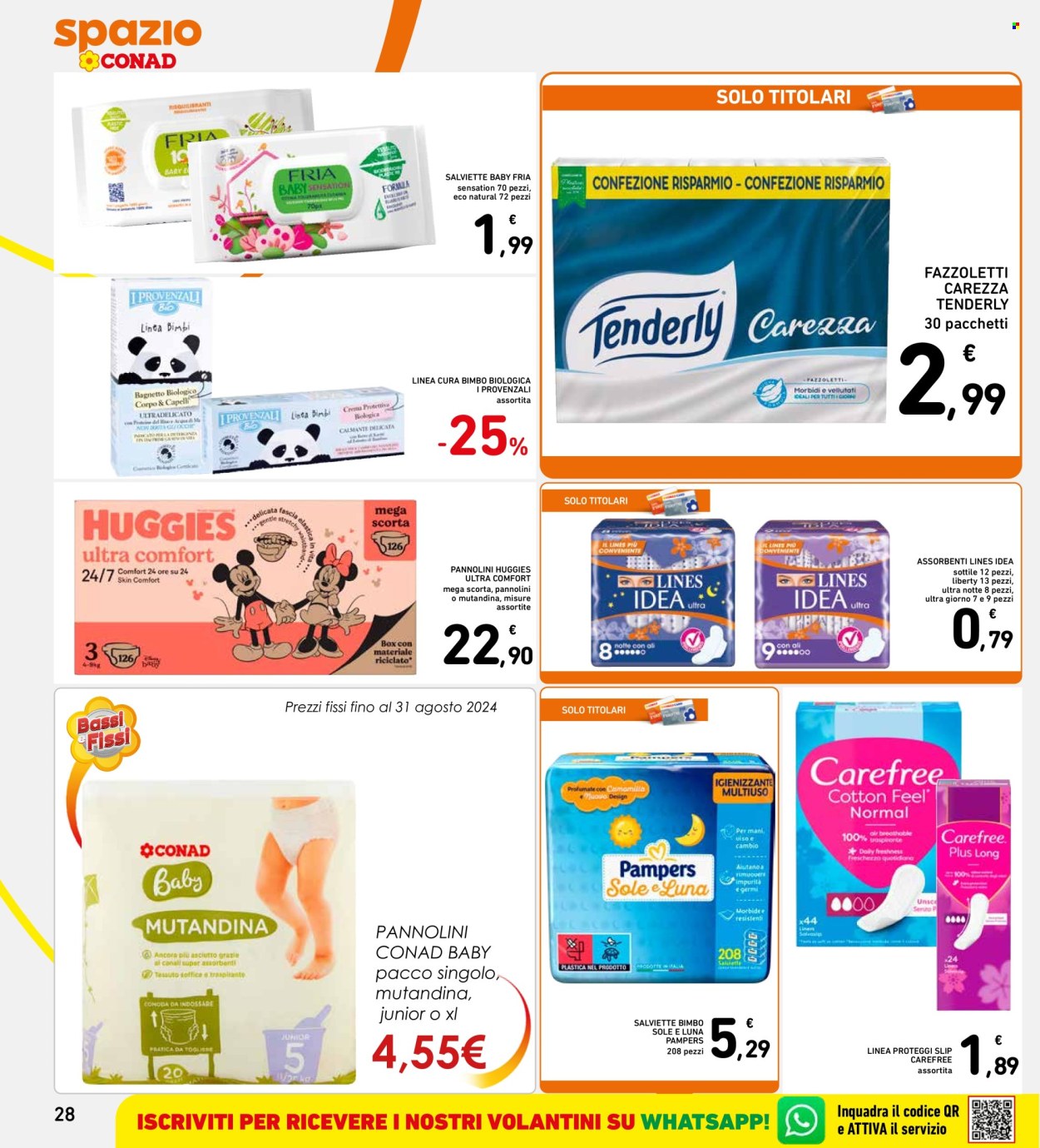 Volantino Spazio Conad - 26/8/2024 - 4/9/2024. Pagina 28