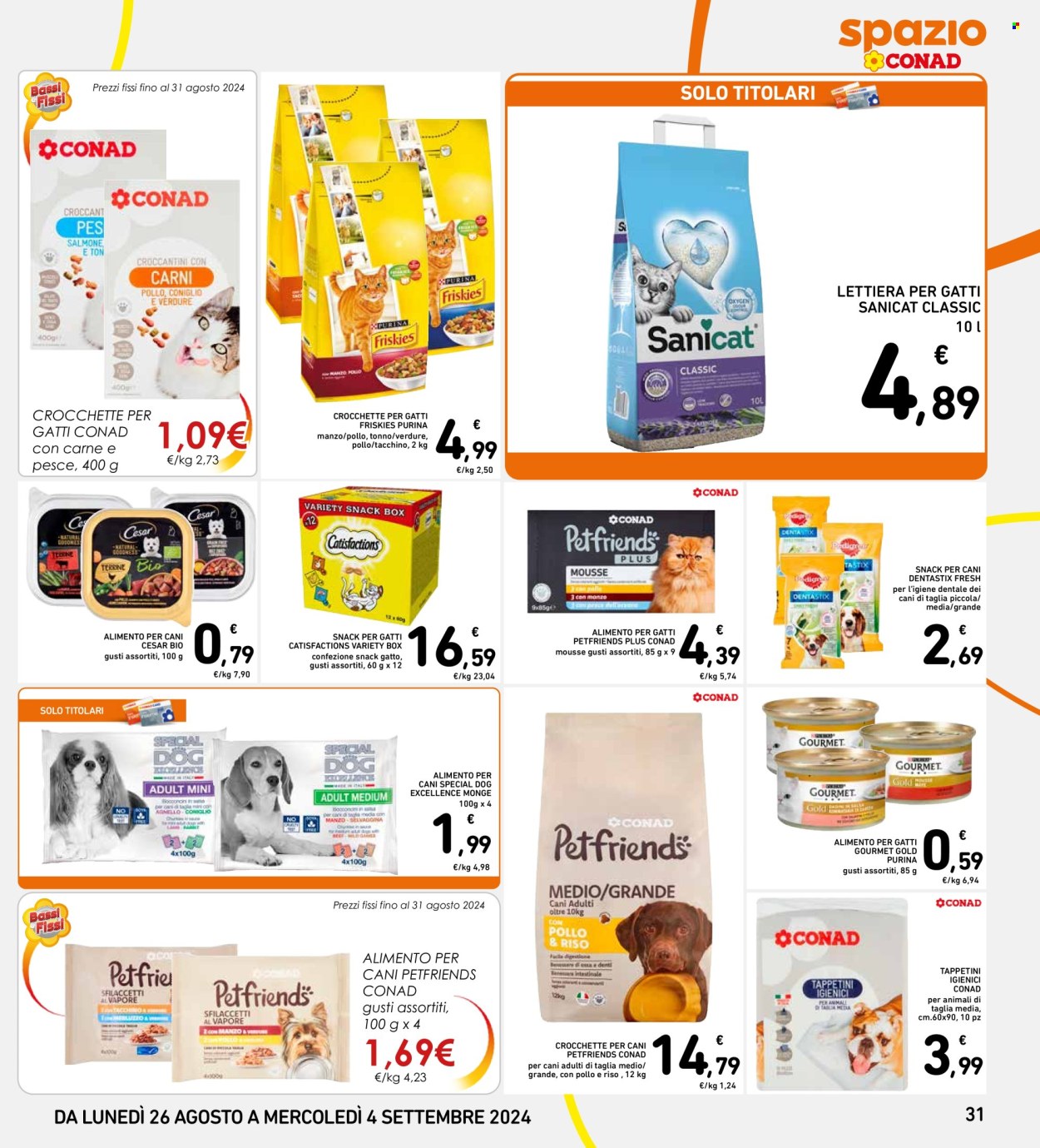Volantino Spazio Conad - 26/8/2024 - 4/9/2024. Pagina 31