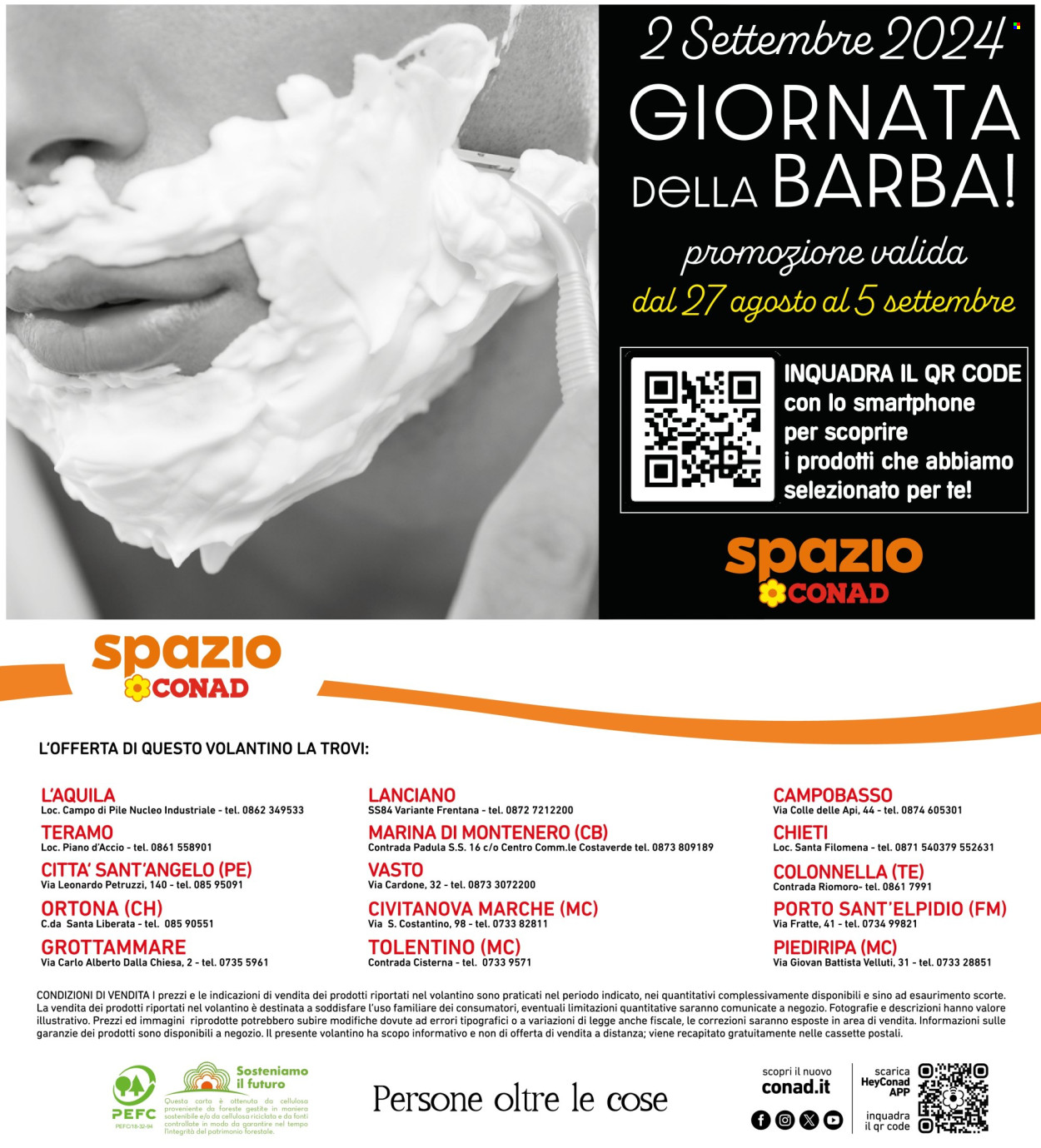 Volantino Spazio Conad - 26/8/2024 - 4/9/2024. Pagina 40